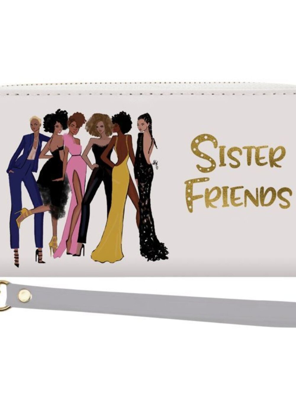 Statement Clutch Wristlet | Sister Friends 2